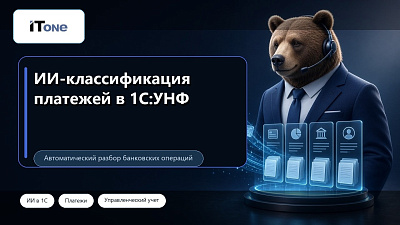 ИИ-классификация платежей в 1С:УНФ: как навести порядок в статьях ДДС