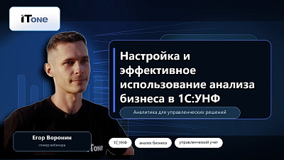 Настройка и использование анализа бизнеса в 1С:УНФ